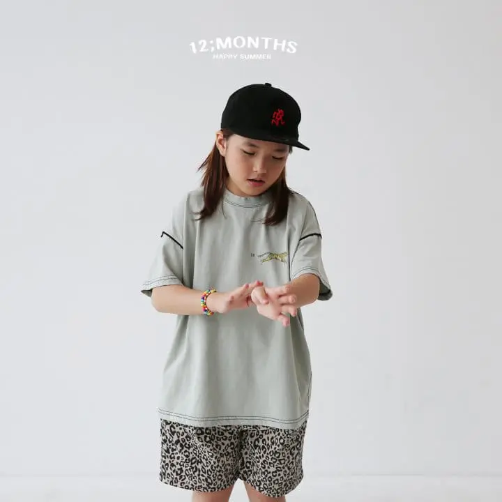 12 Month - Korean Children Fashion - #kidsshorts - Hot Cheetah Tee - 6