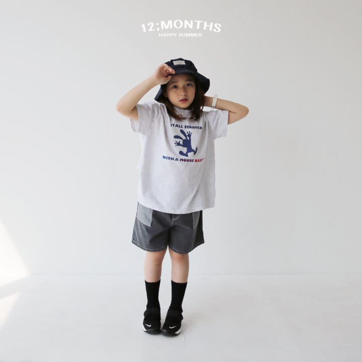 12 Month - Korean Children Fashion - #minifashionista - Rabbit Tee  With MOM - 7