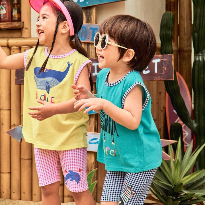 1St Blue - Korean Children Fashion - #littlefashionista - Snorkeling Tight Pants - 2