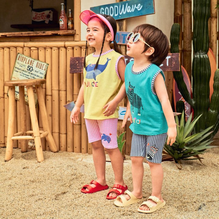 1St Blue - Korean Children Fashion - #toddlerclothing - Snorkeling Tight Pants - 7