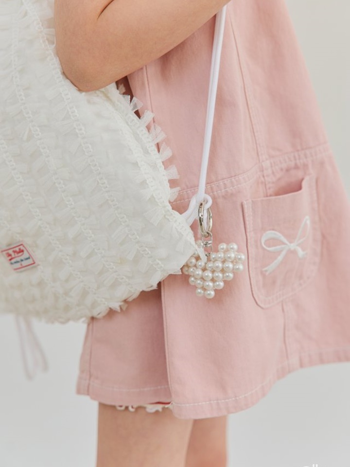 Heart Beads Key Ring