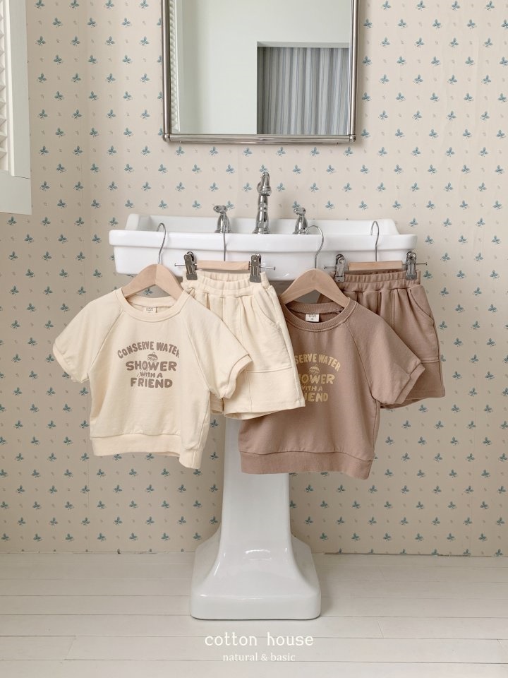 Shower Raglan Top Bottom Set