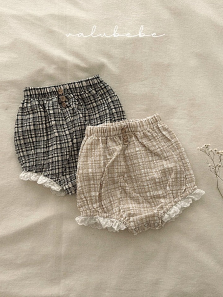 Check Lace Bloomers