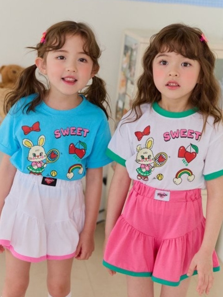 Sweet Skirt Pants Top Bottom Set Sweet Skirt Pants Top Bottom Set
