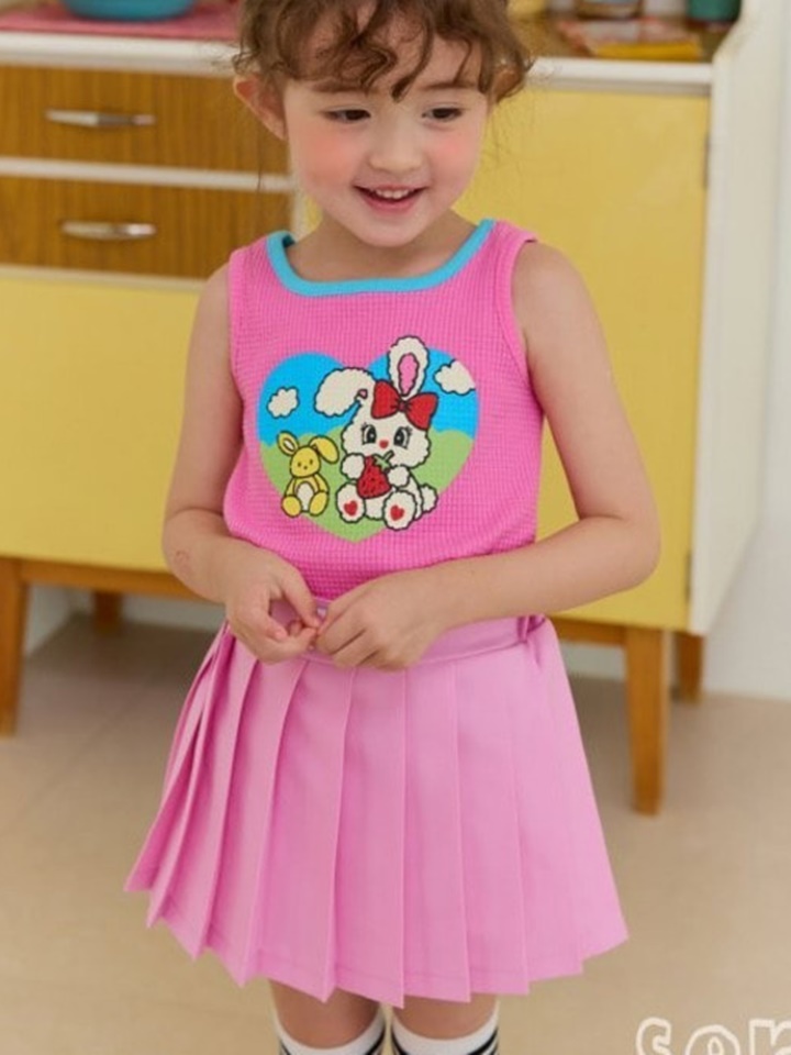 Waffle Heart Sleeveless Tee Waffle Heart Sleeveless Tee
