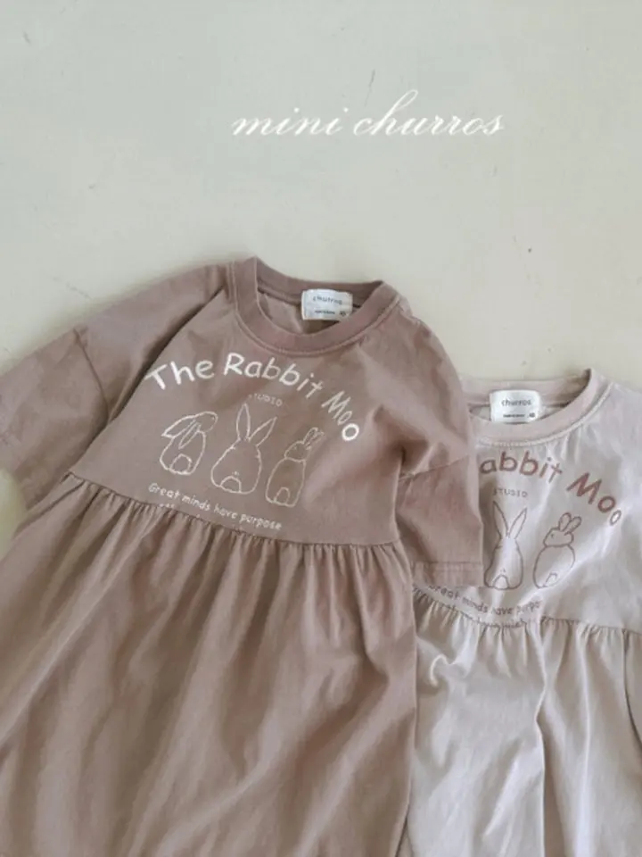 Rabbit Shirring One-Piece Rabbit Shirring One-Piece