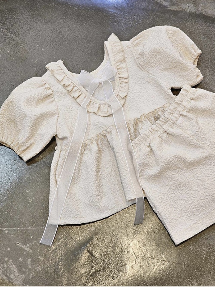 Jacquard Top Bottom Set