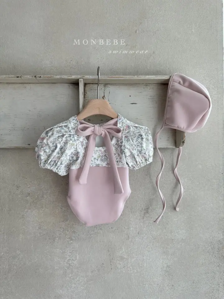 Fleur Swim Suit With Bonnet