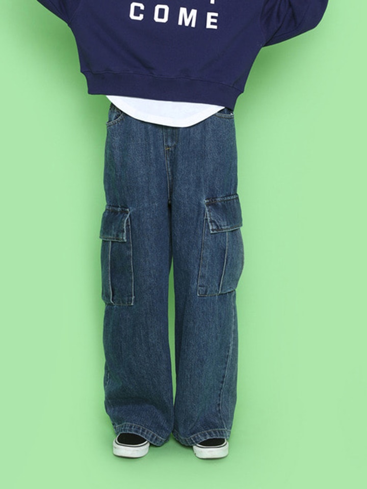 2402 Denim Cargo Pants