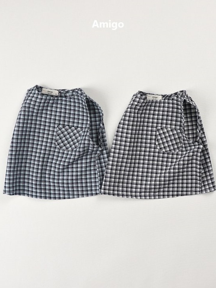 Double Check Sleeveless Tee