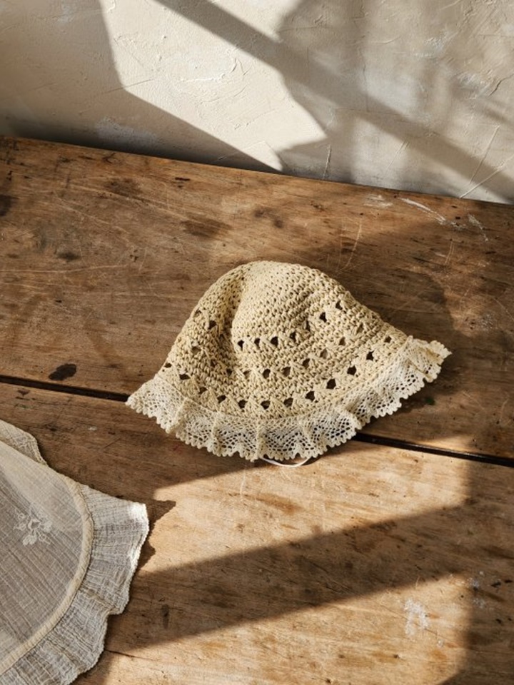 Toson Lace Straw Hat