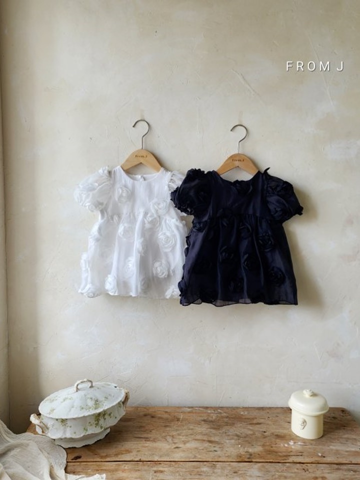 Rose Flower Dress Body Suit
