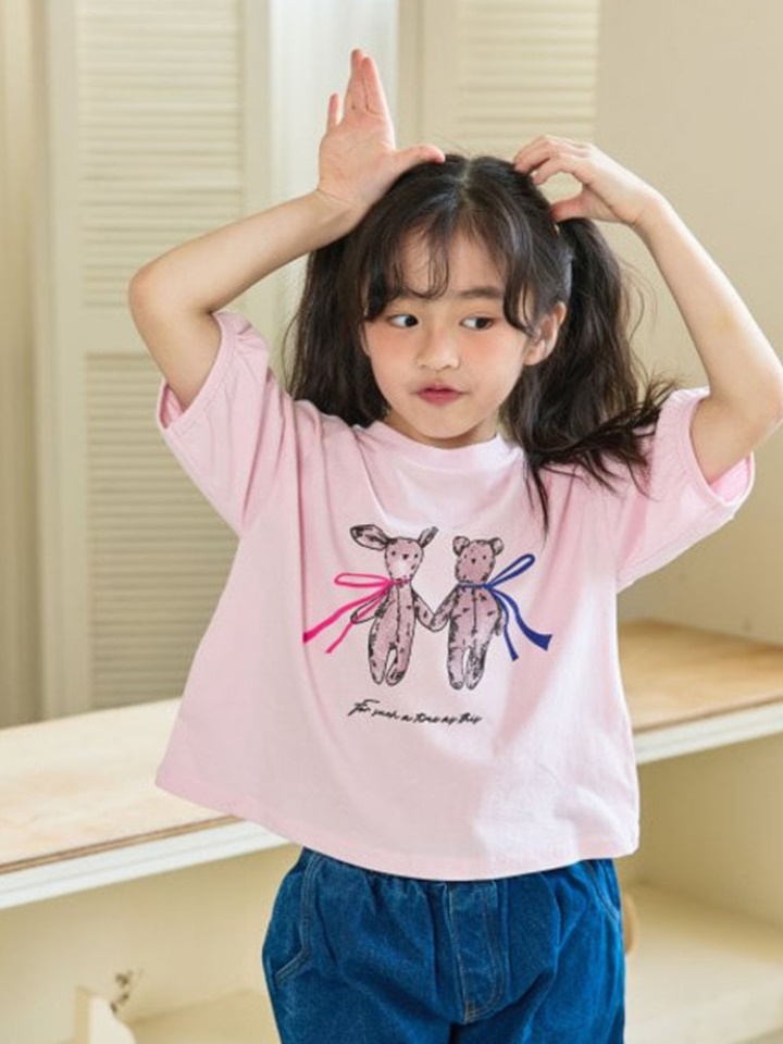 Bear Shirring Tee
