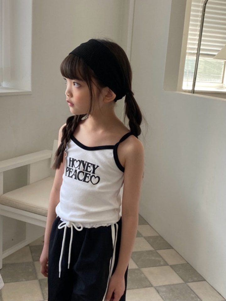 Honey Color Crop Sleeveless Tee Honey Color Crop Sleeveless Tee