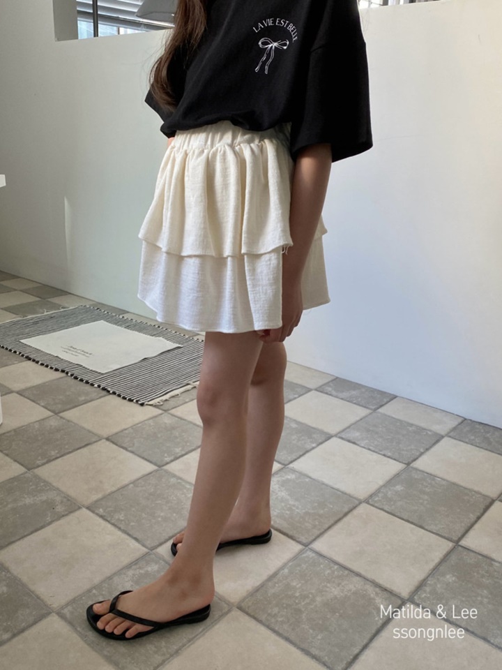 Natural Kan Kan Skirt