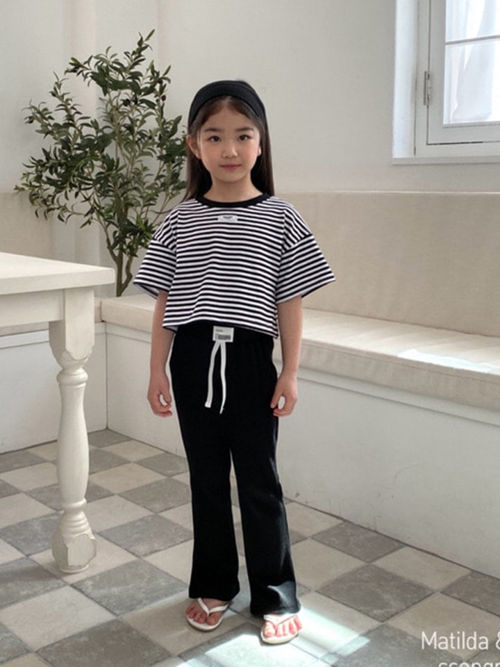 Rib Label Pants Rib Label Pants