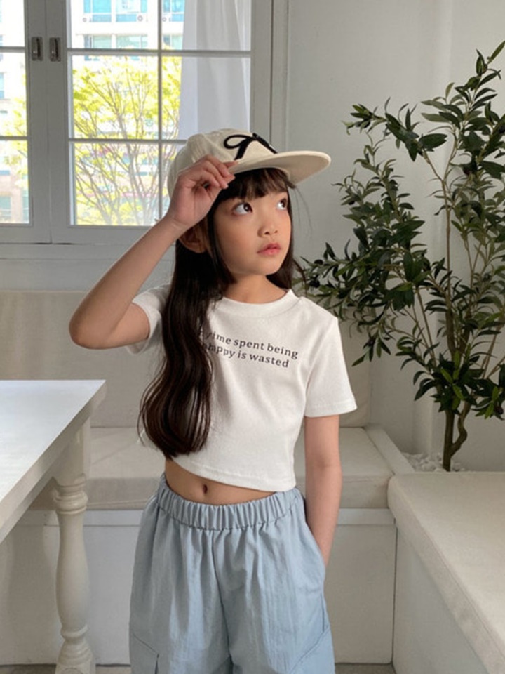 Any Time Crop Tee Any Time Crop Tee