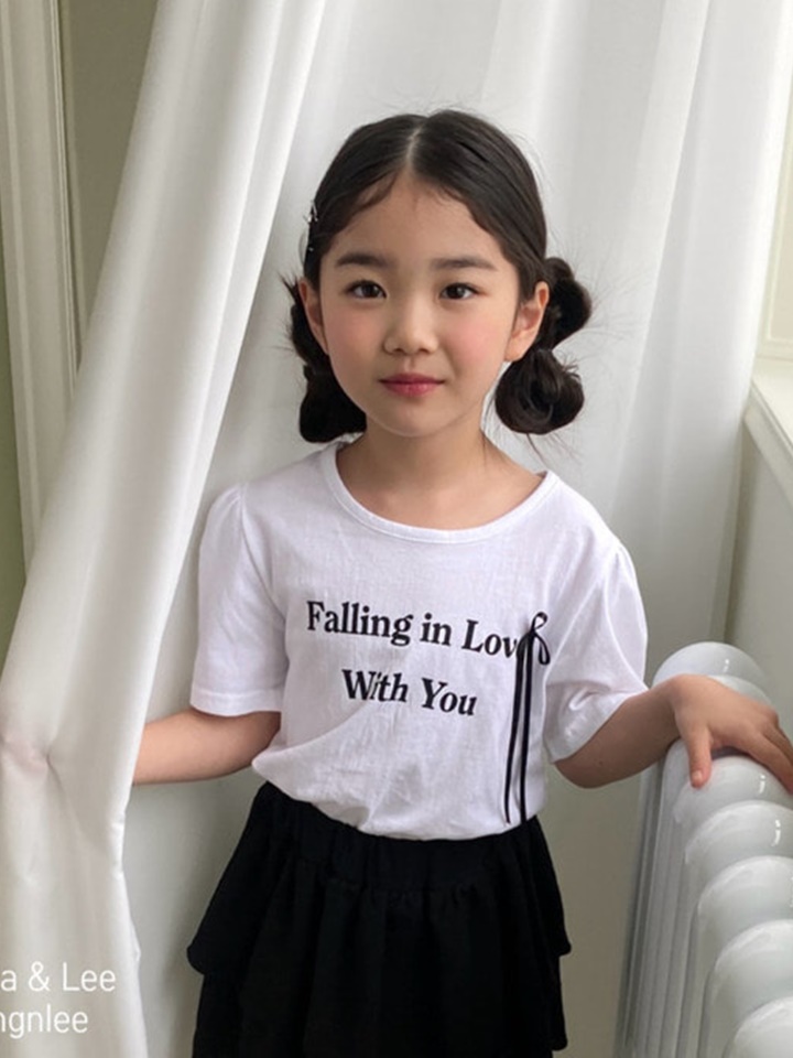 Love Ribbon Shirring Tee Love Ribbon Shirring Tee