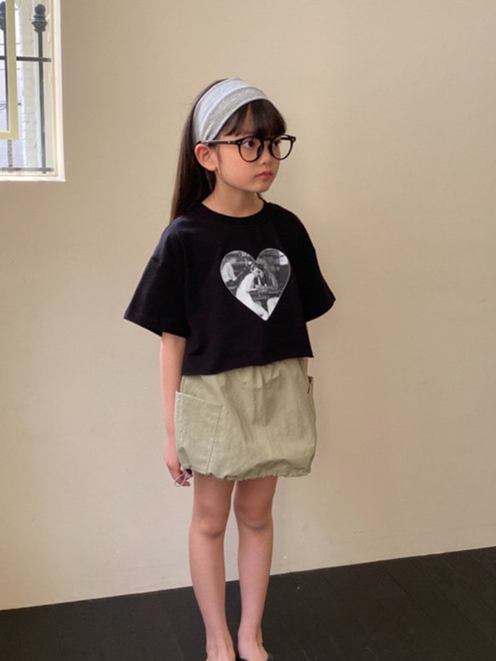 Heart Crop Tee Heart Crop Tee