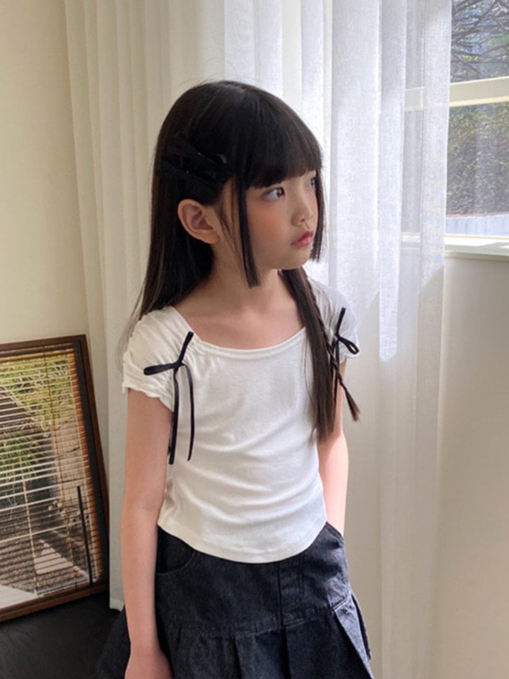 Ribbon Shirring Tee Ribbon Shirring Tee