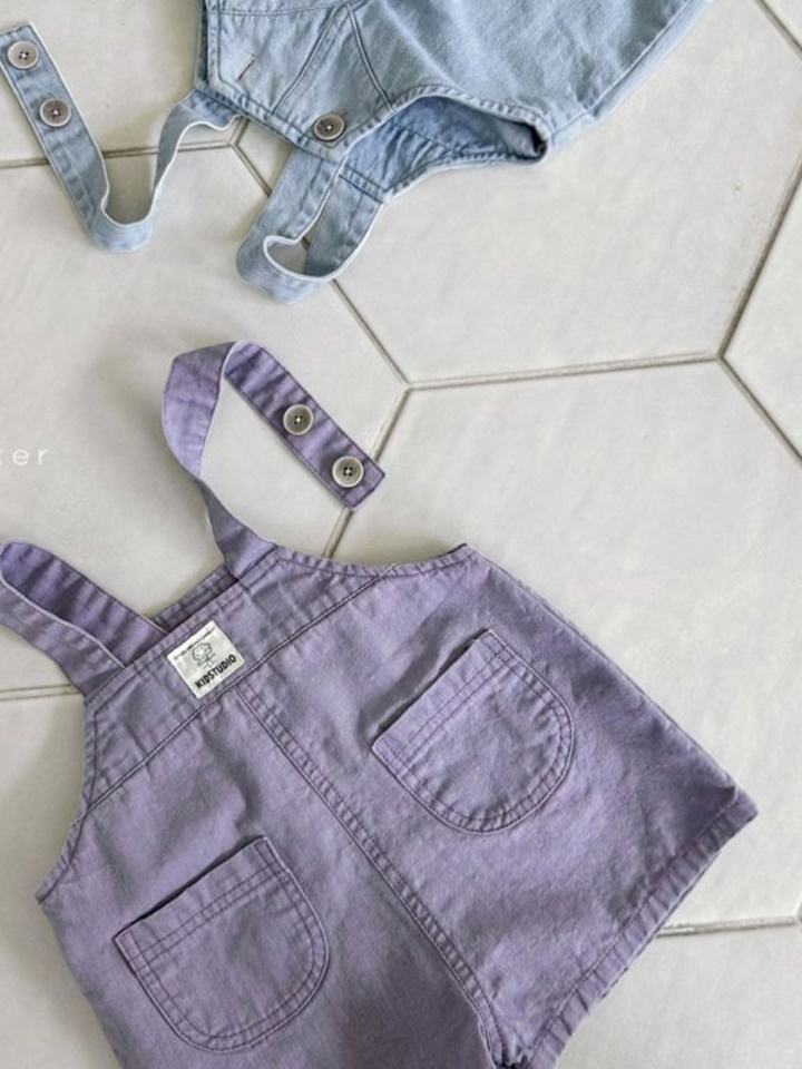 May Short Purple Overalls May Short Purple Overalls