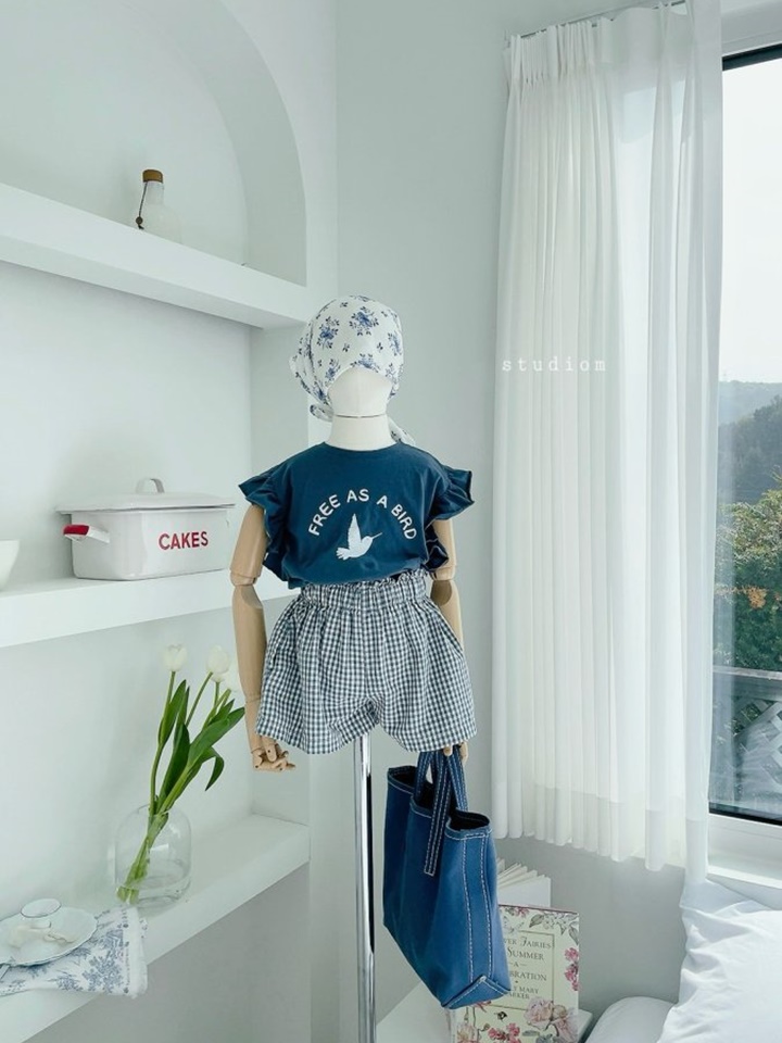 Bird Paint Frill Tee Bird Paint Frill Tee