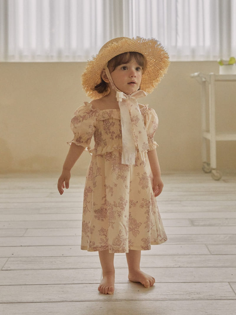 A-Market - Korean Children Fashion - #Kfashion4kids - Bonjour Flower Hat - 7