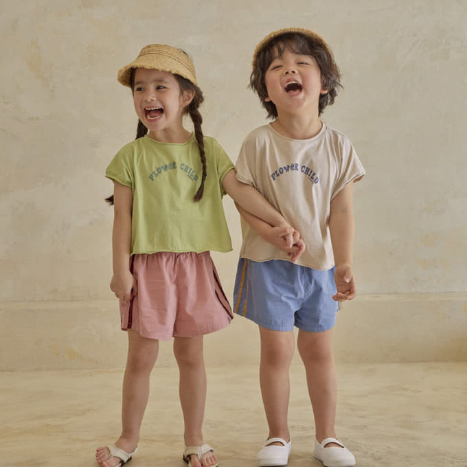A-Market - Korean Children Fashion - #childofig - Tape Shorts