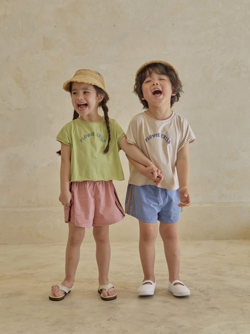 A-Market - Korean Children Fashion - #designkidswear - Flower Crop Tee - 9