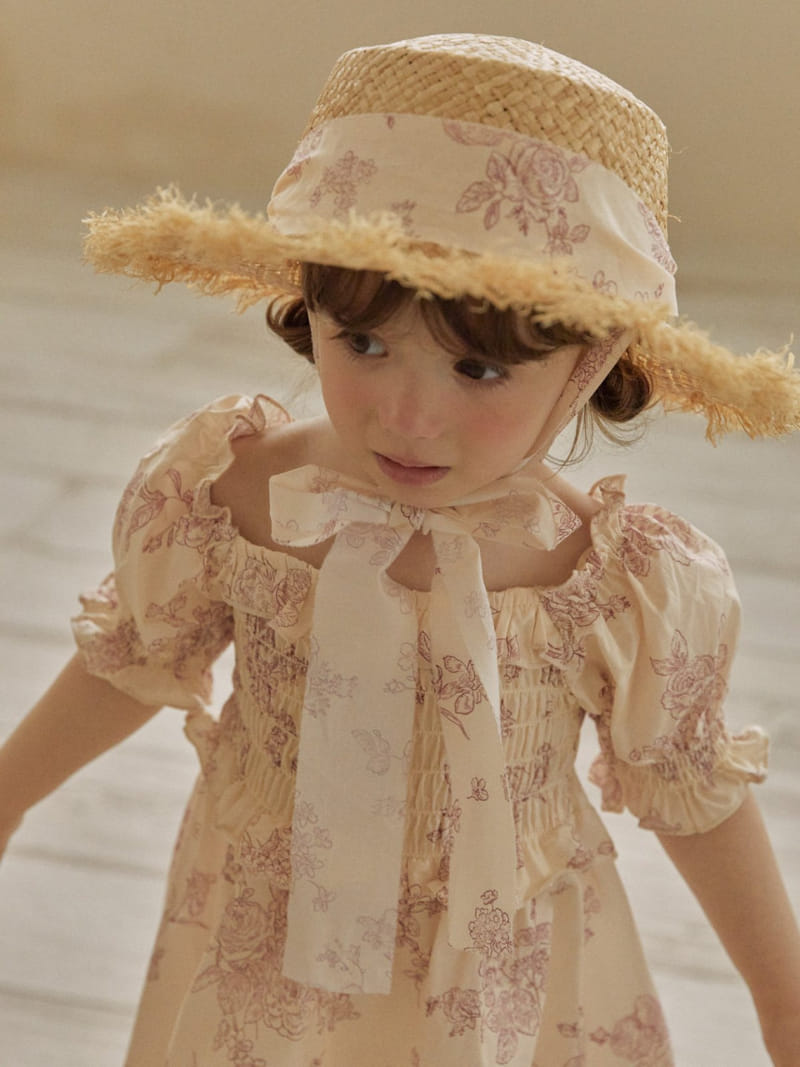 A-Market - Korean Children Fashion - #fashionkids - Bonjour Flower Hat - 3