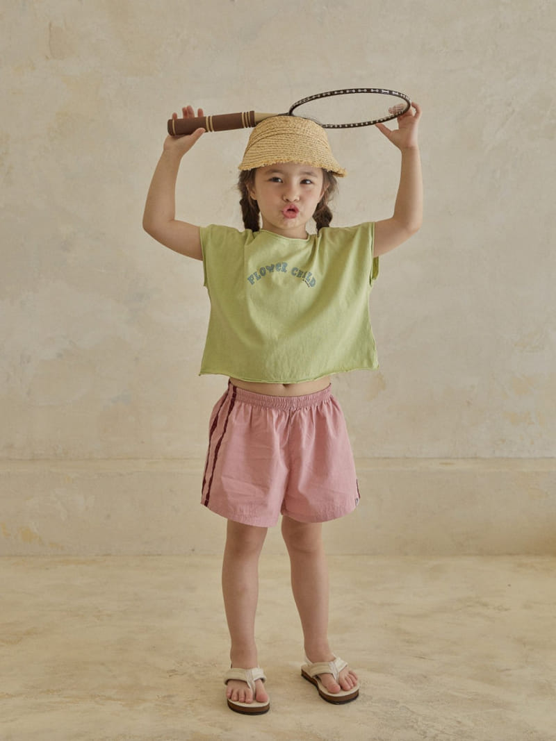 A-Market - Korean Children Fashion - #fashionkids - Flower Crop Tee - 11