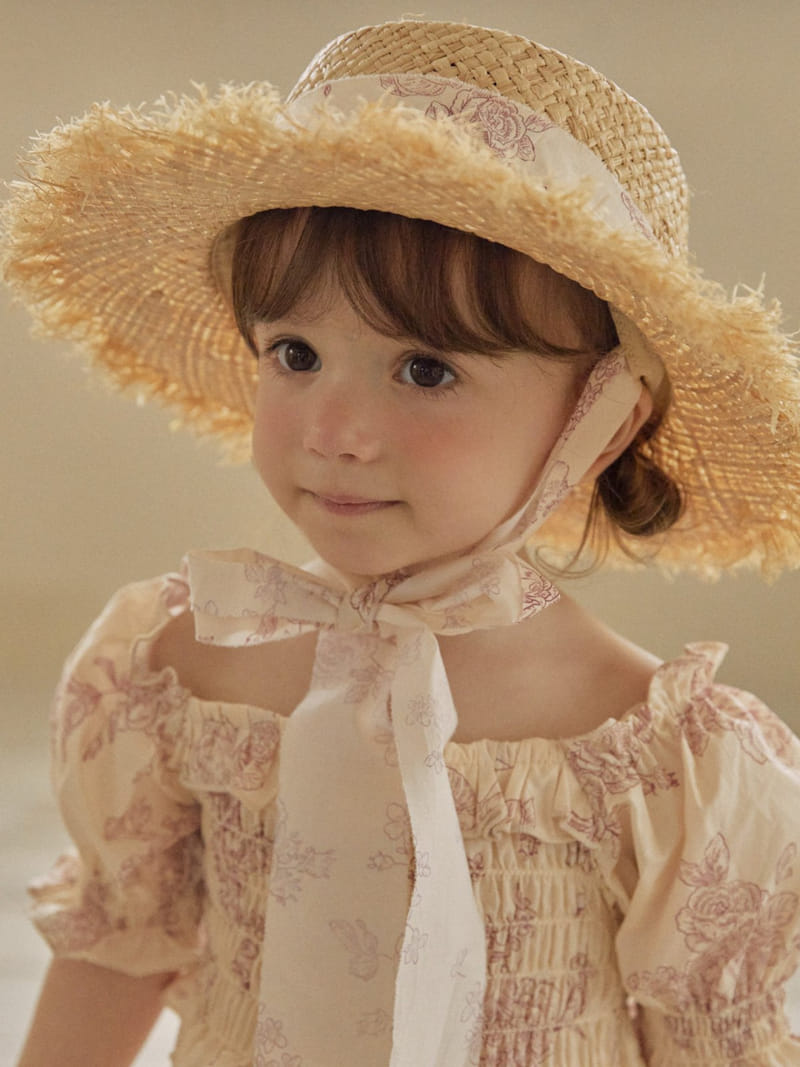 A-Market - Korean Children Fashion - #fashionkids - Bonjour Flower Hat - 4