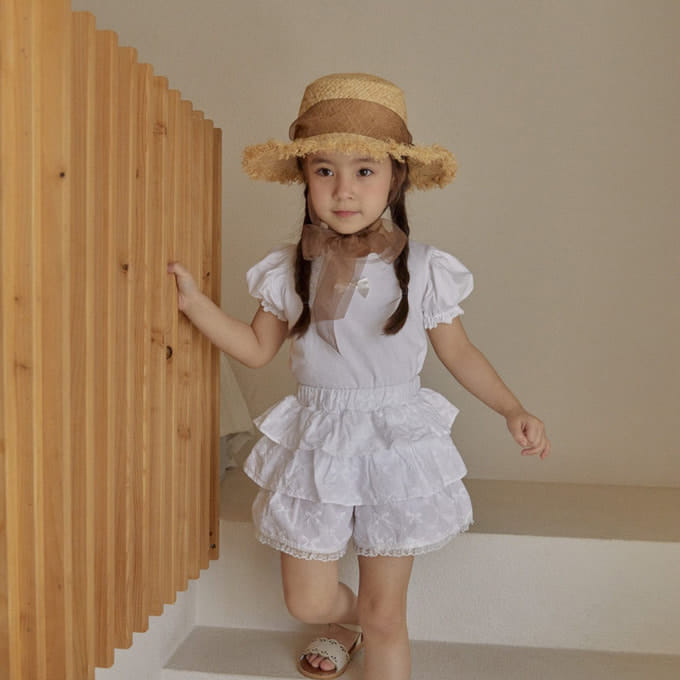 A-Market - Korean Children Fashion - #kidsshorts - Ribbon Kan Kan Skirt Pants