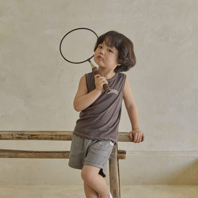 A-Market - Korean Children Fashion - #kidsstore - Stitch Sleevless Tee