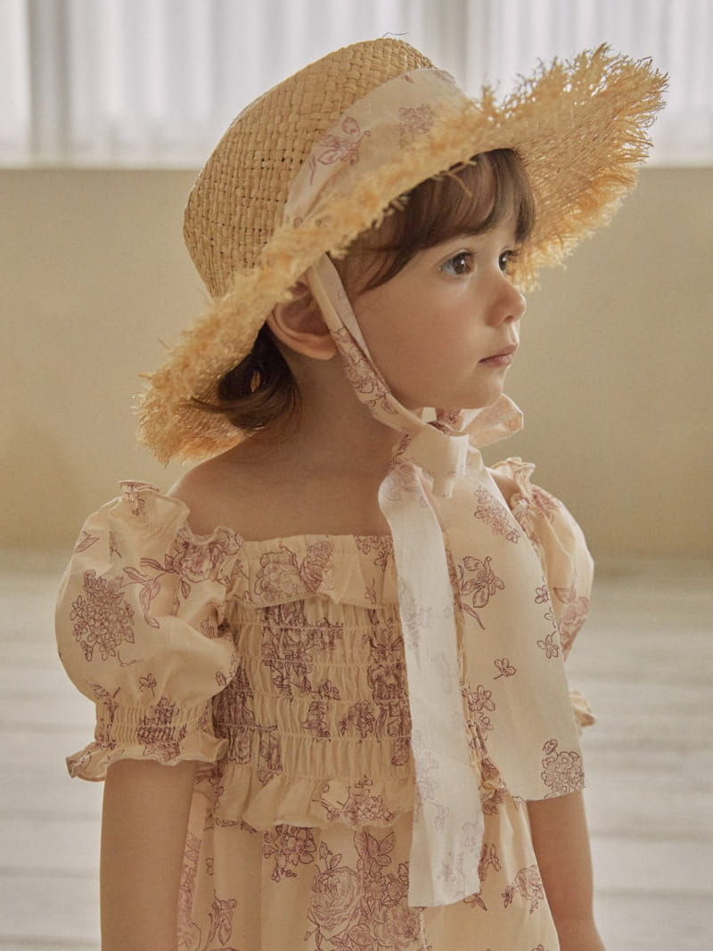 A-Market - Korean Children Fashion - #kidzfashiontrend - Bonjour Flower Hat - 6