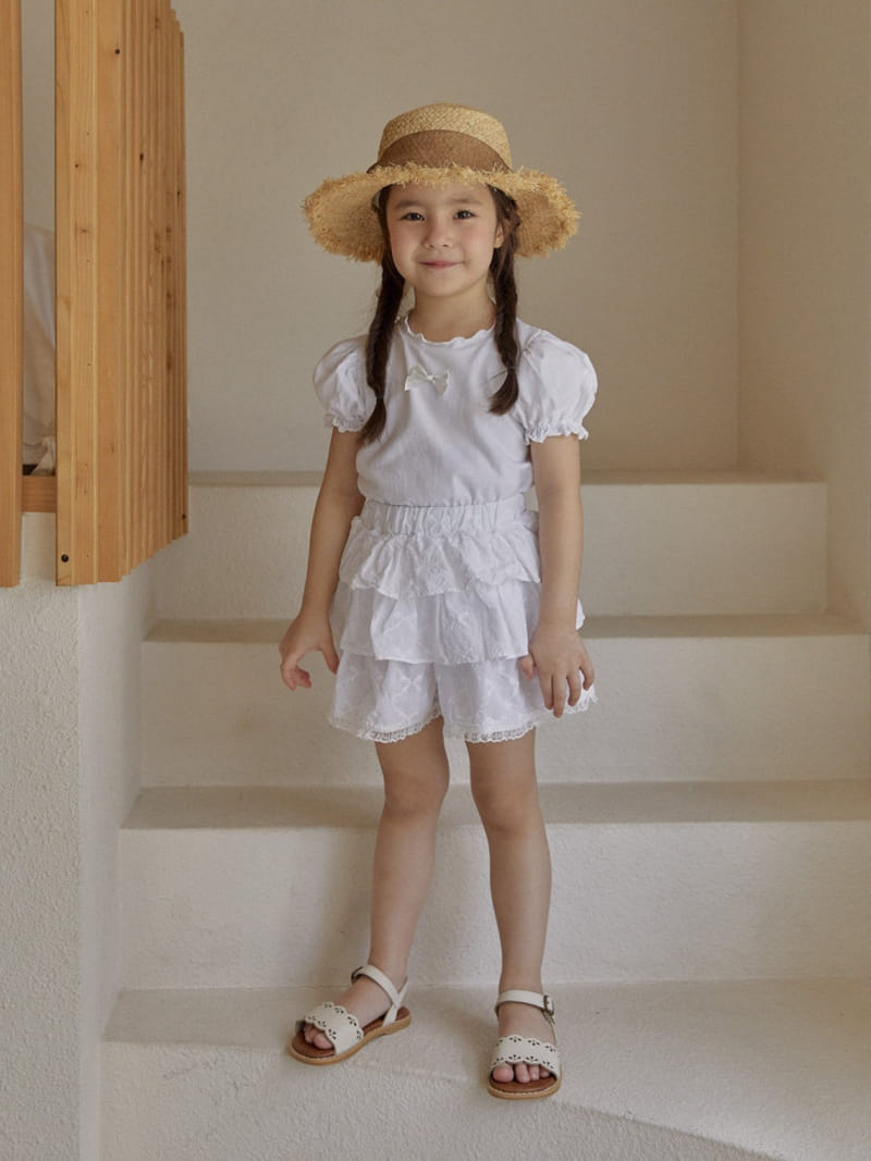 A-Market - Korean Children Fashion - #Kfashion4kids - Cuty Ribbon Tee - 4
