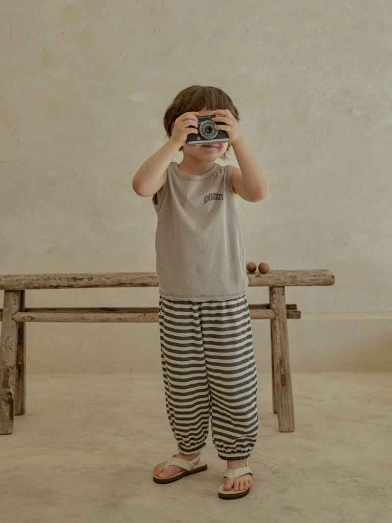 A-Market - Korean Children Fashion - #minifashionista - Big ST Summer Pants - 4