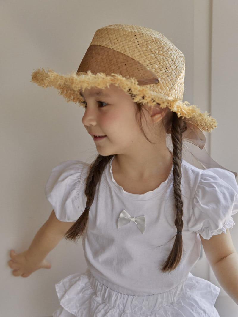 A-Market - Korean Children Fashion - #prettylittlegirls - Cuty Ribbon Tee - 7