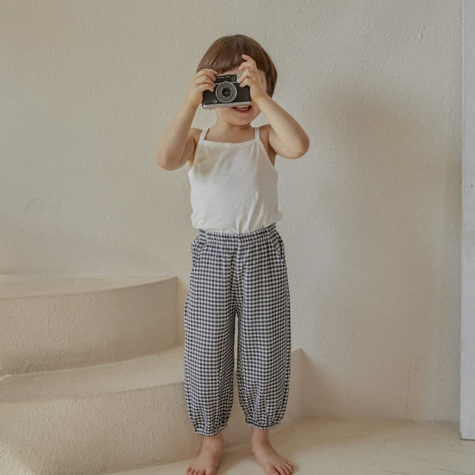 A-Market - Korean Children Fashion - #todddlerfashion - Check ST Ice Pants
