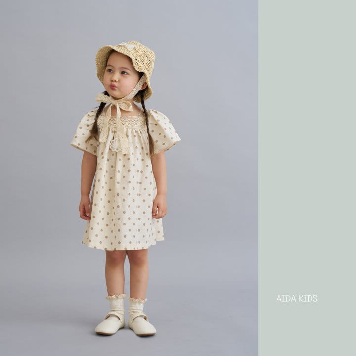 Aida - Korean Children Fashion - #childofig - Dotted Two-Way One-Piece - 7
