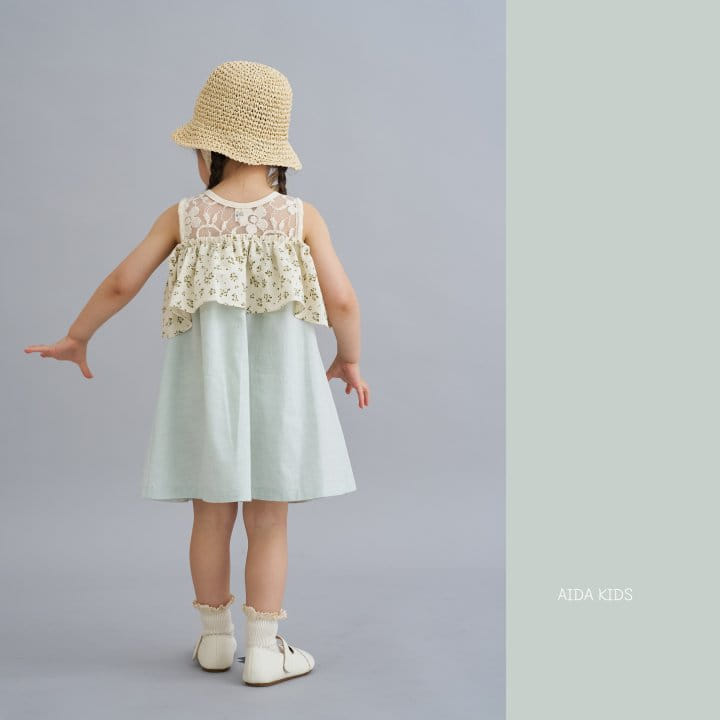 Aida - Korean Children Fashion - #childofig - Off-the-Shoulder One-Piece - 5