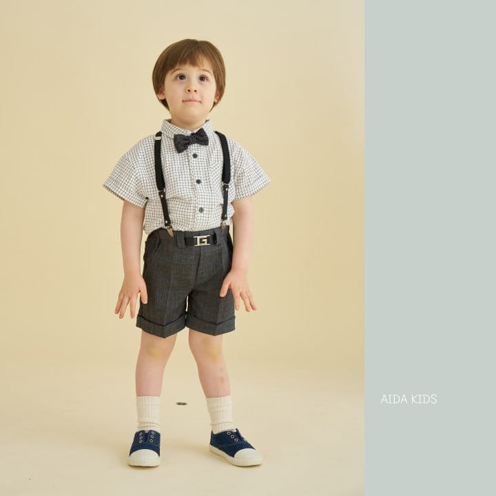 Aida - Korean Children Fashion - #childofig - glen middle pants - 11