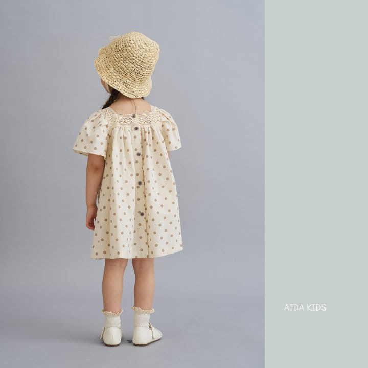 Aida - Korean Children Fashion - #designkidswear - Dotted Two-Way One-Piece - 9
