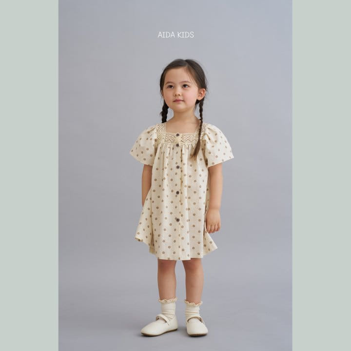 Aida - Korean Children Fashion - #fashionkids - Dotted Two-Way One-Piece - 11