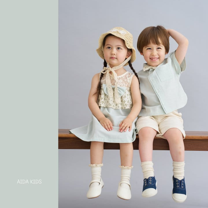 Aida - Korean Children Fashion - #kidsshorts - Off-the-Shoulder One-Piece - 11
