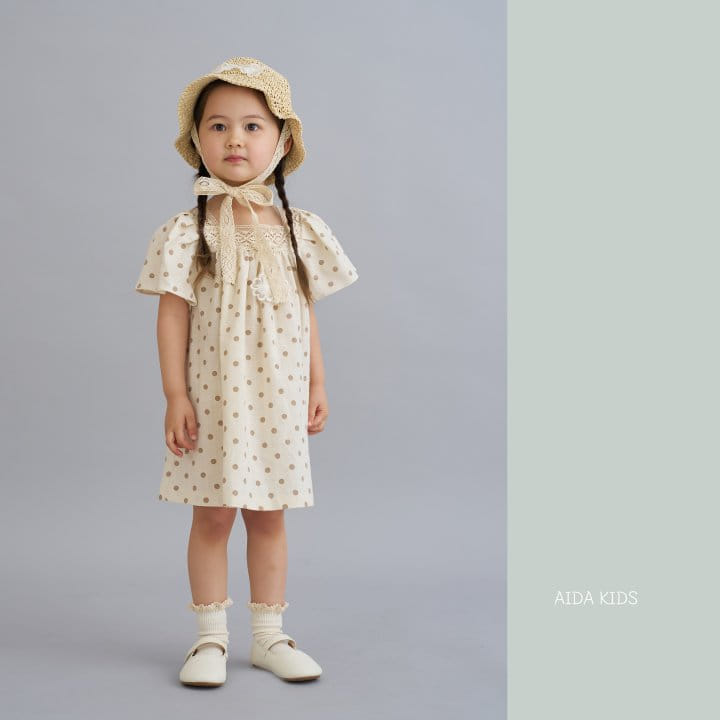 Aida - Korean Children Fashion - #littlefashionista - Dotted Two-Way One-Piece - 2