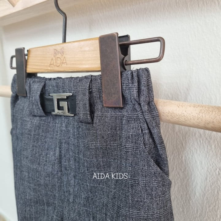 Aida - Korean Children Fashion - #Kfashion4kids - glen middle pants - 4