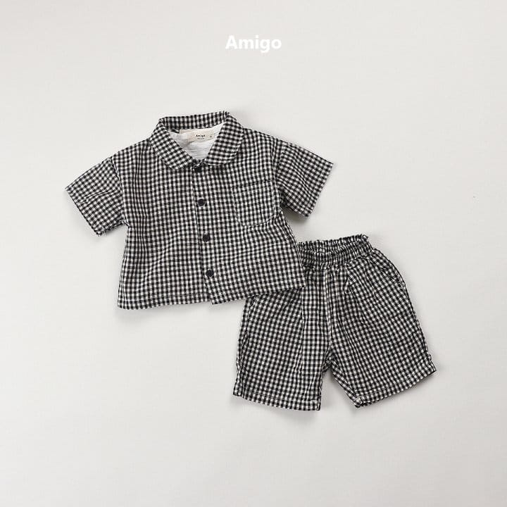 Amigo - Korean Children Fashion - #Kfashion4kids - Gobang Check Shirt - 11