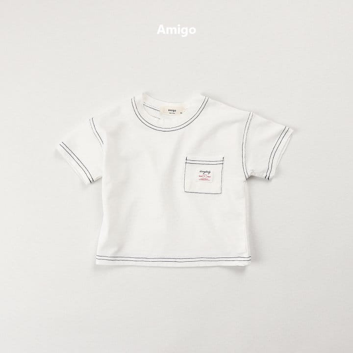 Amigo - Korean Children Fashion - #childofig - Bear Label Tee - 5