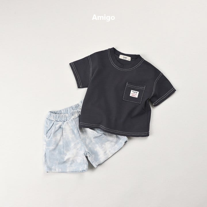 Amigo - Korean Children Fashion - #designkidswear - Bear Label Tee - 7